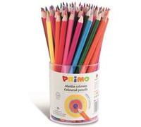 PRIMO Pot de 72 Crayons de Couleur Hhexagonaux 2,9mm Laqués 12 couleurs G