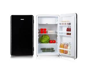 PRIMO PR151RKZ Réfrigérateur Table Top Rétro - Pose Libre - 93L - E - Noir