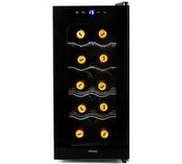 Primo Cave à vin PR170WK – Pose libre, 10 bouteilles, Classe E, Noir