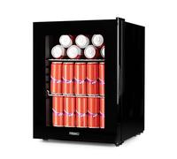 PRIMO PR193BC Réfrigérateur à boissons - Minibar - Mini réfrigérateur - Porte vitrée - Pose libre - 33L - C - Noir