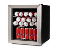 PRIMO PR194BC Réfrigérateur à boissons - Minibar - Mini réfrigérateur - Porte vitrée - Pose libre - 46L - C - Noir