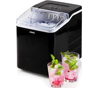 PRIMO PR407IB Machine à Glaçons Portable - 12 kg par 24 h - Prêts en 9 minutes - Noir
