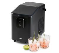 PRIMO PR409IB Machine à glaçons - Machine à glaçons avec pelle à glace - 1L - 12kg/24h - 9 min - Noir mat