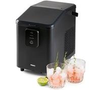 PRIMO PR409IB Machine à glaçons - Machine à glaçons avec pelle à glace - 1L - 12kg/24h - 9 min - Noir mat