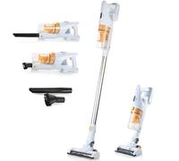 PRIMO PR500SV Aspirateur Balai 3-en-1 - sans Fil - 18,5V - Blanc/Pêche