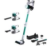 PRIMO PR510SV Aspirateur balai 3-in-1 Sans fil - Aspirateur sans sac - Dépoussiéreur - Blanc/Vert Blanc/vert
