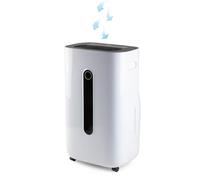 PRIMO PR580DH Déshumidificateur - Réglable automatiquement - 20L/jour - Convient pour le salon, la chambre à coucher, la salle de bain et la cave - Blanc