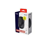 Trust Souris Bluetooth Primo - 1000-1600 DPI, ambidextre, compacte, batteries incluses - Noir