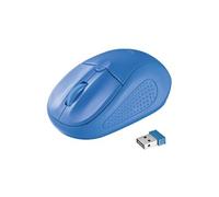 Primo - Souris - droitiers et gauchers - optique - sans fil - récepteur sans fil USB - bleu
