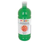 PRIMO - Températures lavables pour enfants +3 Ans et Adultes, 1L, Couleurs de Haute Qualité pour enfants, Adaptées à la Peinture sur Tissus, Verre, Papier, déales pour les Travaux Créatifs et Loisirs