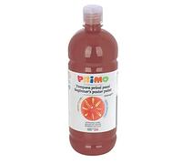PRIMO - Températures lavables pour enfants +3 Ans et Adultes, 1L, Couleurs de Haute Qualité pour enfants, Adaptées à la Peinture sur Tissus, Verre, Papier, déales pour les Travaux Créatifs et Loisirs