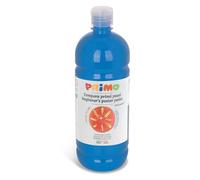 PRIMO - Températures lavables pour enfants +3 Ans et Adultes, 1L, Couleurs de Haute Qualité pour enfants, Adaptées à la Peinture sur Tissus, Verre, Papier, déales pour les Travaux Créatifs et Loisirs