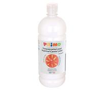 PRIMO - Températures lavables pour enfants +3 Ans et Adultes, 1L, Couleurs de Haute Qualité pour enfants, Adaptées à la Peinture sur Tissus, Verre, Papier, déales pour les Travaux Créatifs et Loisirs