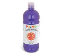 PRIMO - Températures lavables pour enfants +3 Ans et Débutants, 1L, Couleurs à la Tempéra pour Débuter en Peinture sur Papier, Tissu, Verre et Plus, Parfaites pour les Loisirs Créatifs et les Hobby