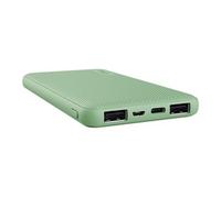 Primo Ultra-thin - Banque d'alimentation - 10000 mAh - 37 Wh - 3 A - Fast Charge - 3 connecteurs de sortie (USB, USB-C) - sur le câble : Micro-USB -