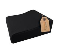 PrimoLiving Coussin d'assise orthopédique en Mousse à mémoire de Forme - Rehausseur Fixe - Rehausseur Ergonomique 40x40x8/13 cm