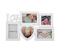 PrimoLiving Galerie d'images Love pour 5 Photos - Blanc - P-221