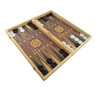 PrimoLiving Set de Backgammon en Bois de Luxe - 50 x 47 cm - échiquier Inclus