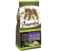 PRIMORDIAL - Croquettes sans céréale pour Chat Stérilisé - 2 kg