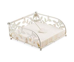 Primrose Ambiente Fontaine de jardin Branche Porte-serviettes de table Crème