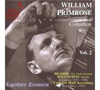 Primrose - Brahms : sonates pour Alto OP.120 n°1 (W. Kapell, 2 (G. Moore, Piano) -Boccher