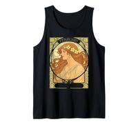 Primrose Flowers Art Nouveau Style Février Anniversaire Débardeur