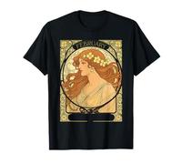 Primrose Flowers Art Nouveau Style Février Anniversaire T-Shirt