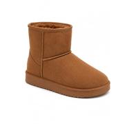 Primtex Bottes fourrées Femme Forme Boots Basse à Fourrure synthétique-39,39 EU,Marron-Camel
