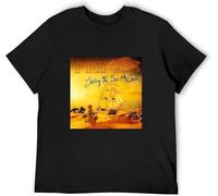 Primus Sailing The Seas of Cheese Owl Black Mens T-Shirt Graphic Unisex Tee Shirt Manches Courtes(Small)