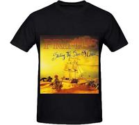 Primus Sailing The Seas of Cheese Soundtrack Men Crew Neck Digital Printed Tee Black Manches Courtes(Large)