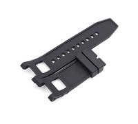 PRIMUZ 28mm Top Luxe Noir étanche en Caoutchouc Remplacement Bracelet de Montre Ceinture spécial Populaire Compatible avec Invicta Subaqua Noma 3
