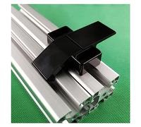 PRIMUZ Accessoires de Fixation de Cadre de Serrure de Porte en Alliage d'aluminium Noir 1PC adaptés au Profil en Aluminium Standard européen 3030 4040 4545 (Size : for 4040 Profile)