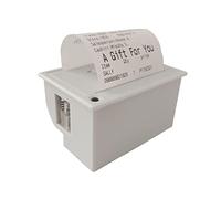 PRIMUZ Module d'imprimante micro thermique avec port série compatible Arduino/ESP32, prenant en charge le développement secondaire TTL/RS232 Blanc