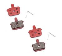 PRIMUZ Plaquettes de Frein compatibles avec Kugoo G Booster Scooter électrique, étriers de Frein rectangulaires Creux, pièces de Cyclisme Semi-métalliques, 1 Paire (Color : 2 Pair Semi Metal)