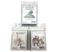 Prince August Bataille de Roßbach - Prusse : Garde du Corps PA55, PA56 & PA57 Hobby Casting Moules en caoutchouc