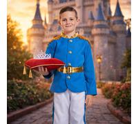 Prince Charmant Déguisement Enfants Livre Jour Fairy Histoire Âge 4-12 Ans