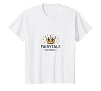 Prince Charmant : matériau de Conte de fées, Couronne Magique T-Shirt, Enfant, Blanc, 2 Ans