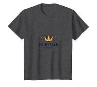 Prince Charmant : matériau de Conte de fées, Couronne Magique T-Shirt, Enfant, Chiné Foncé, 10 Ans