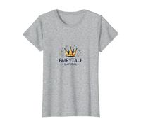 Prince Charmant : matériau de Conte de fées, Couronne Magique T-Shirt, Femme, Gris Chiné, XXL