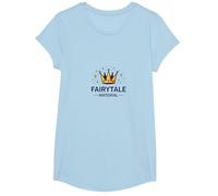 Prince Charmant : matériau de Conte de fées, Couronne Magique T-Shirt, Fille, Bleu Céleste, M