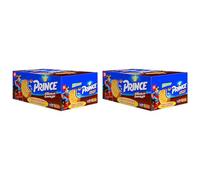 Prince de LU Chocolat - Au Blé Complet - Présentoir de 20 Sachets Maxi Format de 4 Biscuits (80 g) (Lot de 2)