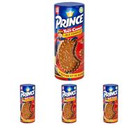 Prince de LU Chocolat - Biscuit Fourré Goût Tout Choco - Au Blé Complet - Idéal pour le Goûter - 300 g (Lot de 4)