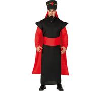 Prince du Désert Exotique Sheik Costume de Carnaval Vêtements Orientaux Mystiques Aventure, Taille : 54 - 56 (XL) Couleur : Noir