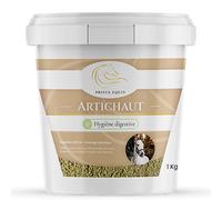 PRINCE EQUIN - ARTICHAUT - Complément nutritionnel Cheval - Seau 1 kg - Confort intestinal - Drainage hépatique - Digestion - Marque Française