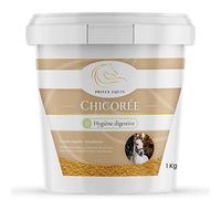 Prince EQUIN - CHICORÉE - Complément nutritionnel Cheval - Seau 1 kg - Digestion Cheval - Equilibre de la Flore intestinale - Marque Française