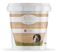 Prince EQUIN - Complexe Performance - Complément nutritionnel Cheval - Seau 1 kg - Fenugrec, Chlorelle, Vitamine C - Développement Muscle Cheval - Énergie - Marque Française