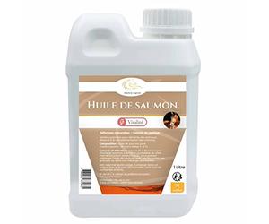 Prince EQUIN - Huile DE Saumon - Complément nutritionnel Cheval - Bidon 1 L - Immunité Cheval - Beauté et Brillance des Poils - Santé Cardio-vasculaire - Marque Française