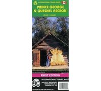 Prince George/Quesnel (Travel Road Map)