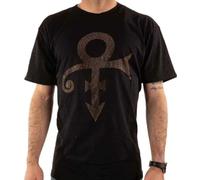 Prince Gold Symbol (Embellished) Black L T-shirt