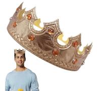 Prince Héritier - Couronne De Prince De Fête, D'anniversaire Réglable Pour Enfaants Pour Costumes | Couronne De Prince Décorative Pour Les Fêtes À Thème D'anniversaire Cosplay Performance Sur Scène